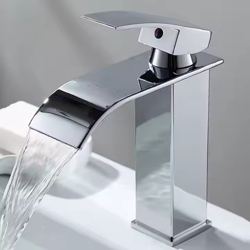 Elegant Basin Faucet: Dual - Control, Multi - Color, Perfect Dimensions for Your Bathroom