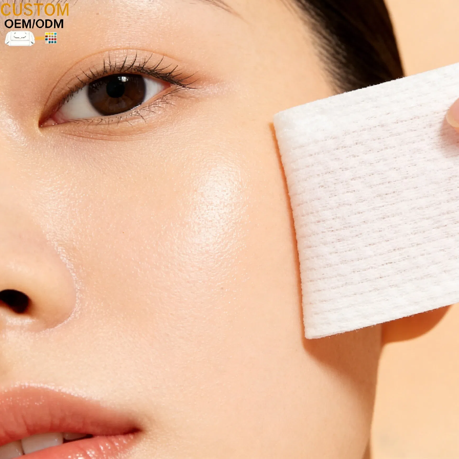 Biokleen OEM Skin Care Facial Makeup Remover Wipes Disposable Face Cleansing Wipes