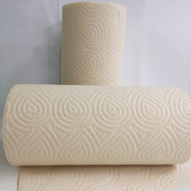 100% Bamboo Recycled Material Tree Free Kitchen Towel Roll