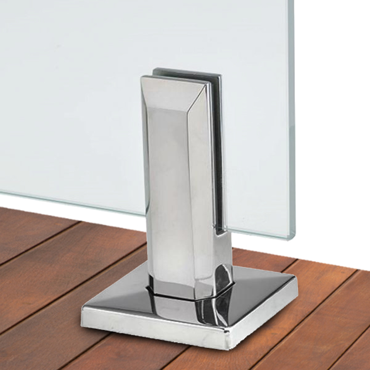 Unikim Frameless Stainless Steel Square Glass Swimming Pool Fence Balustrade Spigot