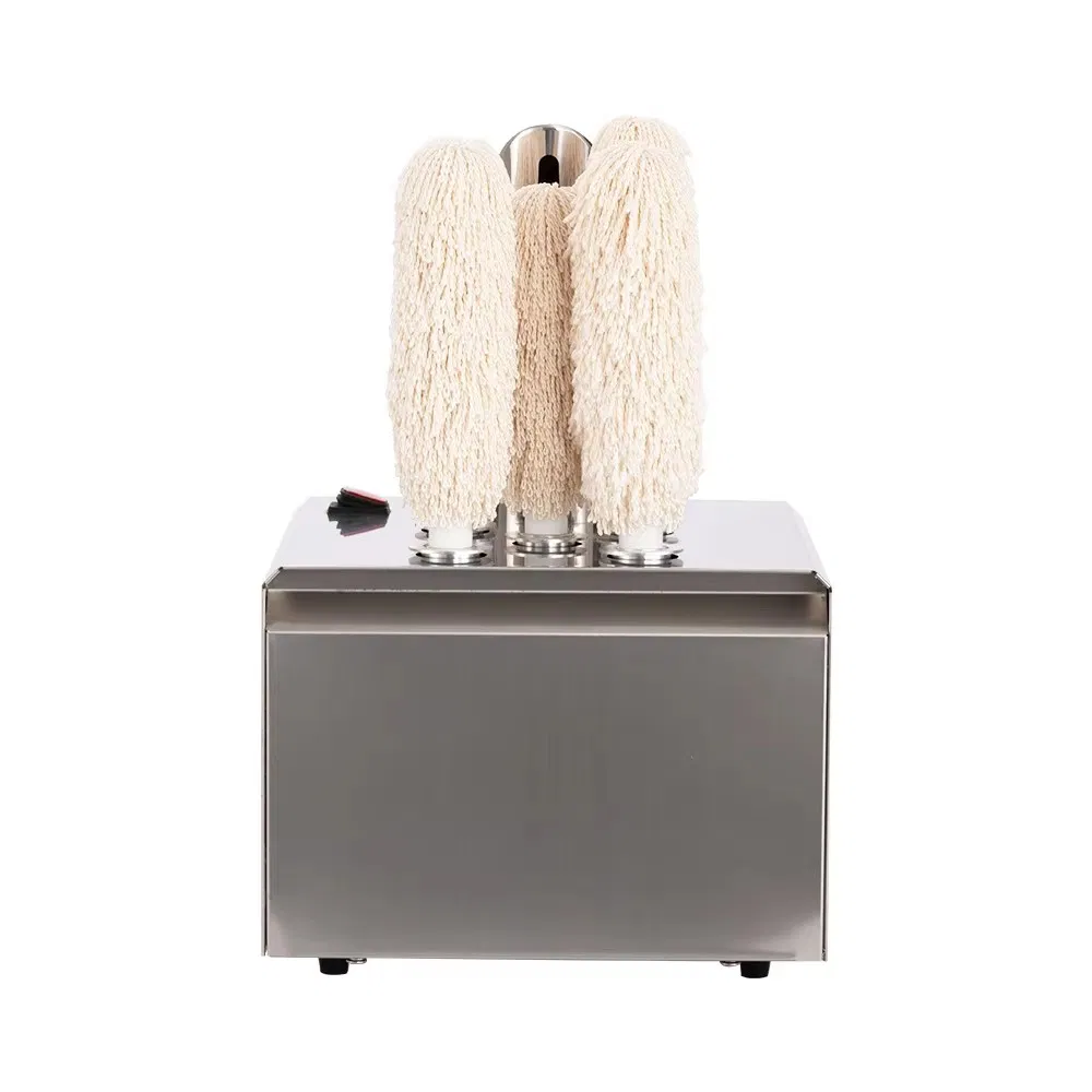New Arrival 1200W Cup Wiping Machine Stainless Steel Construction with 4 Brushes