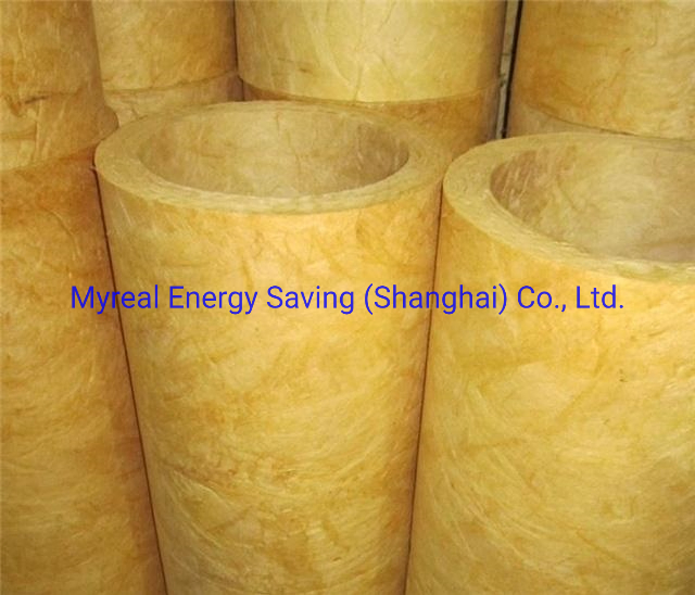 DN500 Glass Wool Insulated Fire Resistant Heat Resistant Thermal Isolated Steam Glasswool Pipe in China