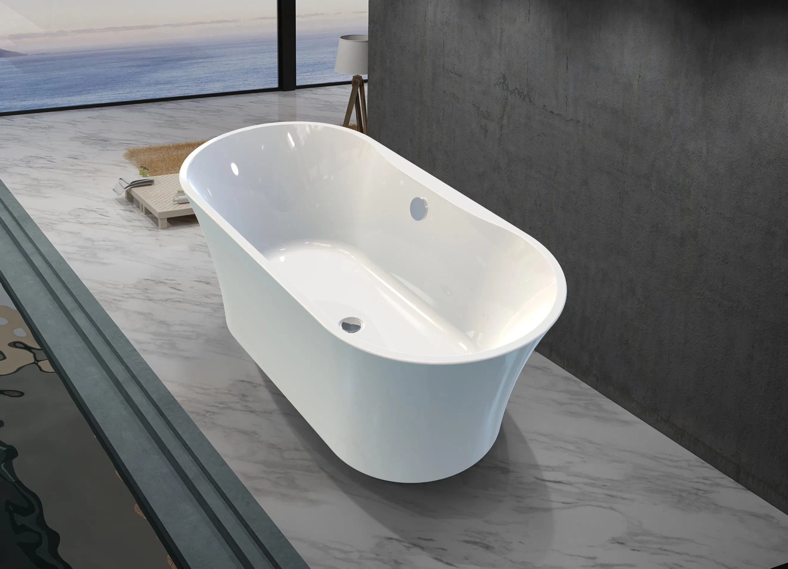 Cupc Approved Acrylic Freestanding Bathtub (JL614)