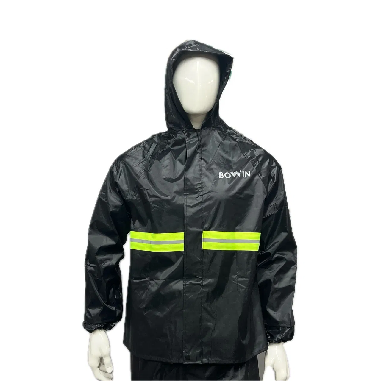 High Quality Coating Rain Coat Waterproof Reflective Jacket Manufacturer Safety Workwear