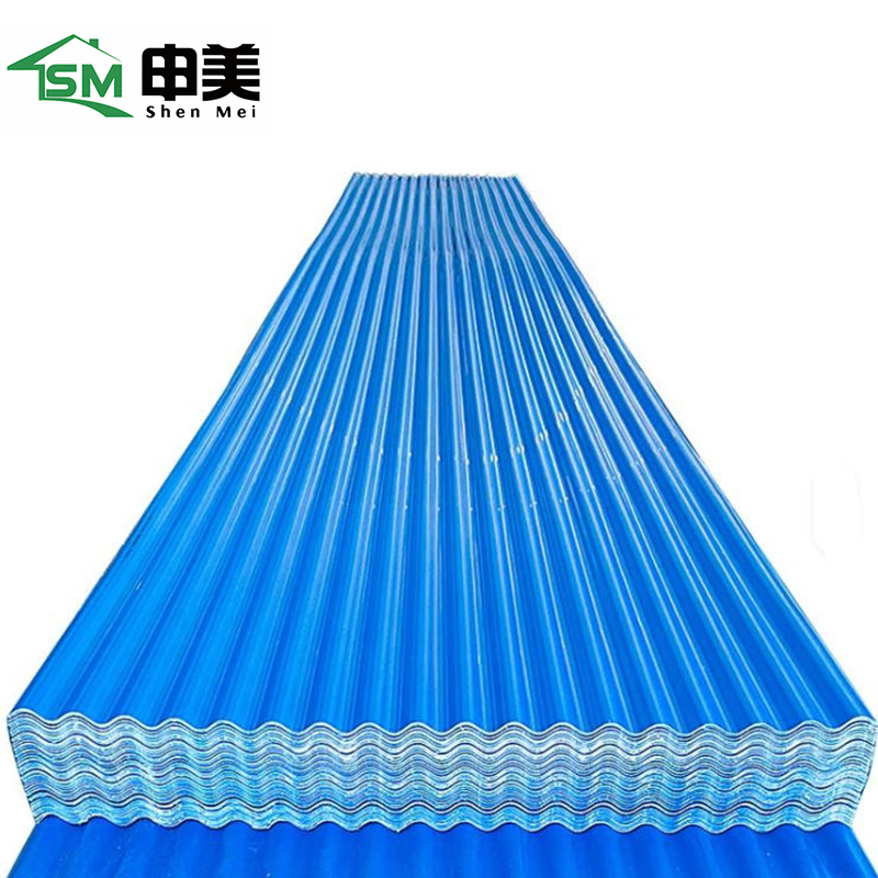 Water Resistance PVC Roof Sheets ASA Synthetic Resin Corrugated Plastic Roof Tile