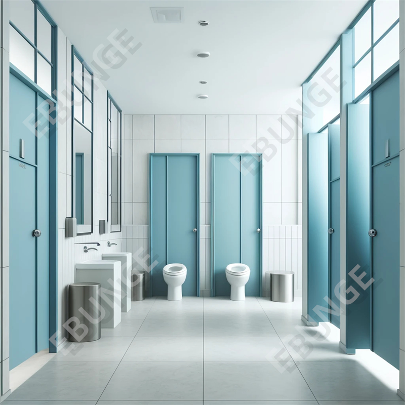 Commercial New Design Graffiti Resistant Phenolic Shower Bathroom Toilet Partitions Systems