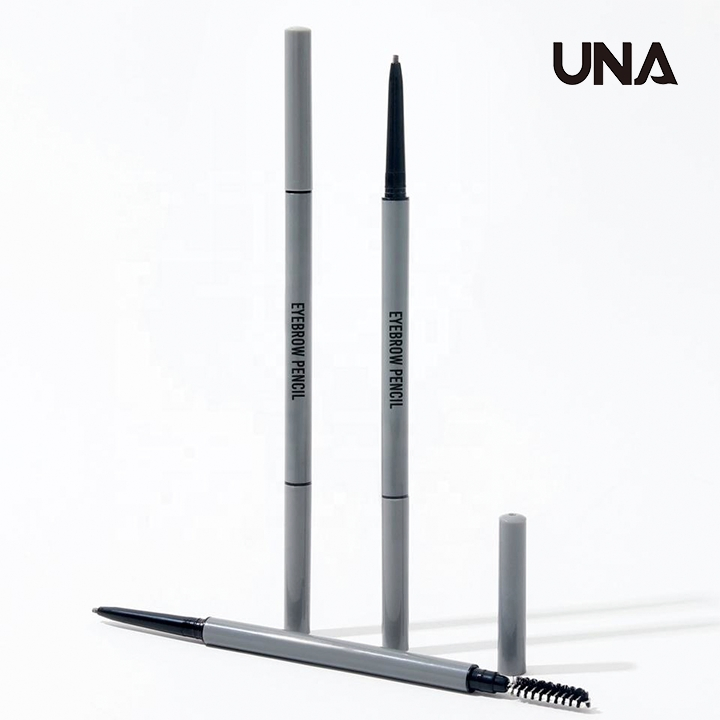 Wholesale Your Label Retractable Eye Brow Pencil with Brush Long Lasting Eyebrows Custom Logo Waterproof Slim Brow Pencil