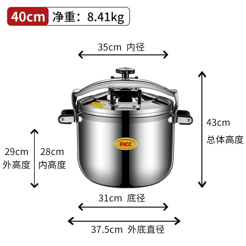 Premium 10 Liter Stainless Steel Safety Pressure Cooker