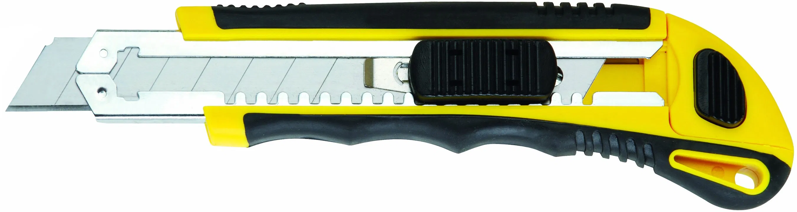 Utility Knife, TPR Handle, 18X100mm Cutter, Spare Blade