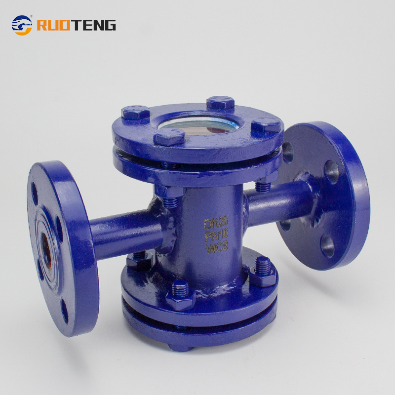 [Ruoteng] Wcb Machinability Customized Flange Circular Tempered Safety Sight Glass Disc