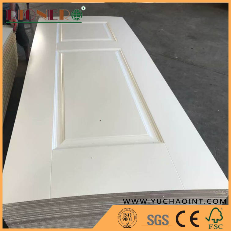White / Wenge / Wood Veneer / Melamine Moulded HDF Door Skin