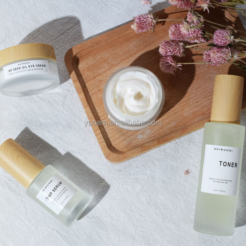 Private Label Natural Vegan Organic Green Skincare Anti Acne Cream Repair Treatment Moisturizing Tea Tree Skin Care Set