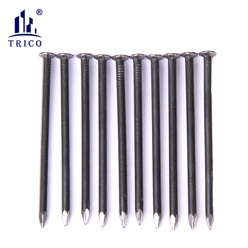 China Factory Iron Steel Smooth Shank Round Head Common Wire Nails