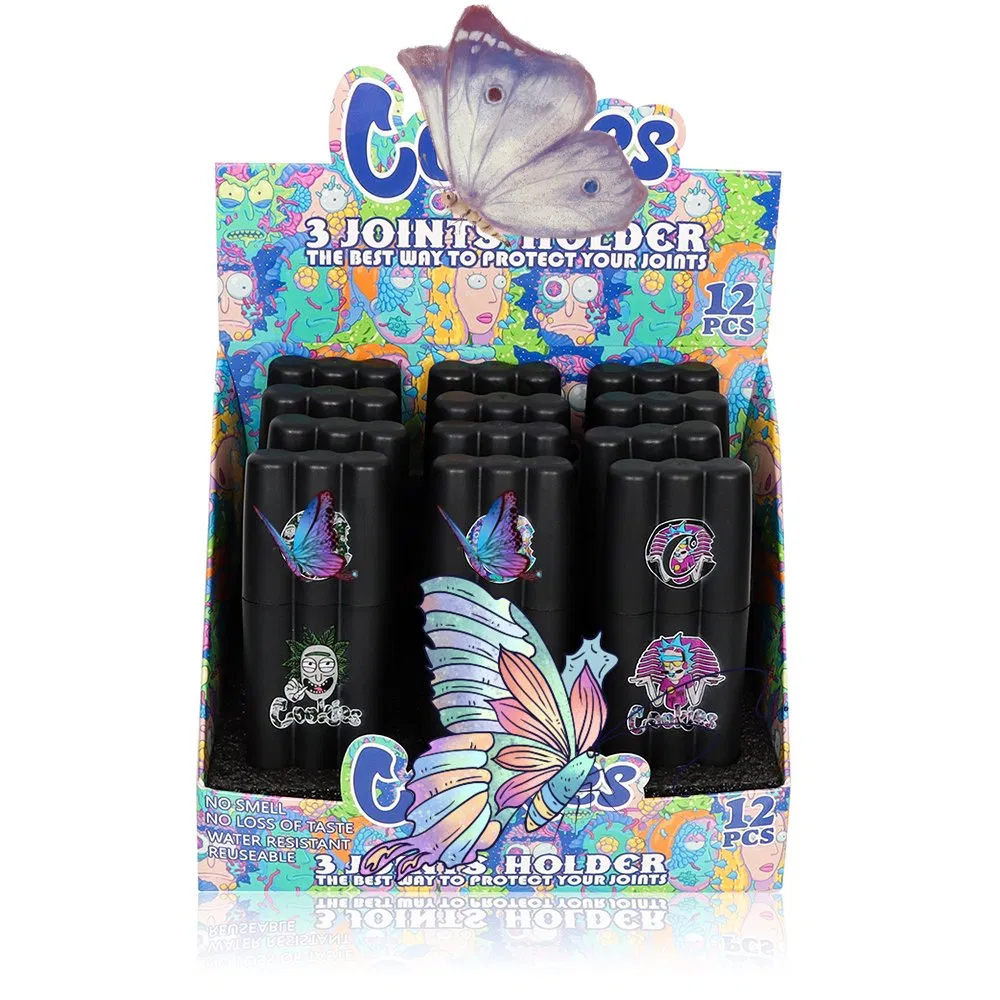 Custom Child Proof Roll Cones Tubes Pop Top Tube Container Package Plastic Biodegradable Cigar Tubes