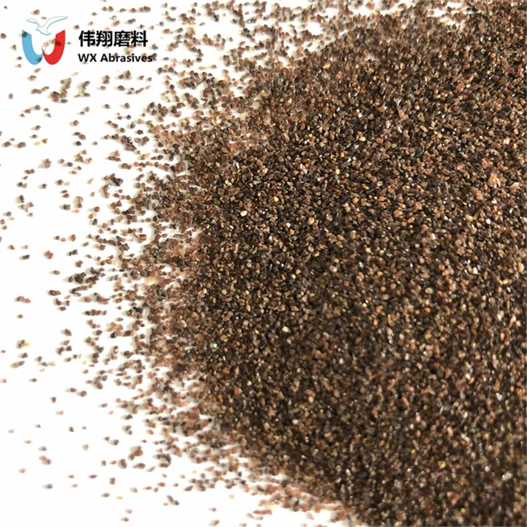 Гранатовая дробь коричневая 30-60# для пескоструйки