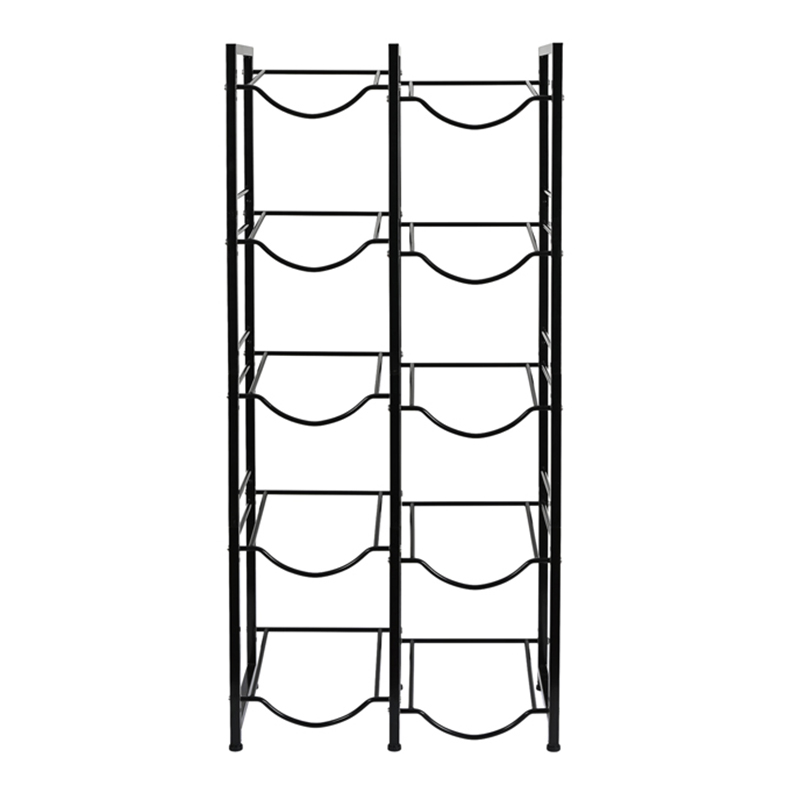 Durable 5-Layer Metal Cradle for 10 Bottled Water Storage
