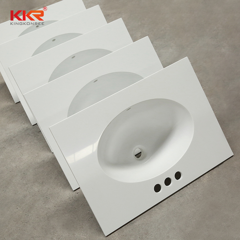 Acrylic Solid Surface Stone Bathroom Vanity Wash Sink