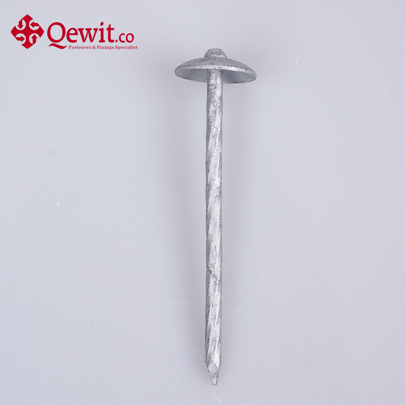 Reliable Electro Galvanized Umbrella Head Roofing Nails for Every Roofing Need