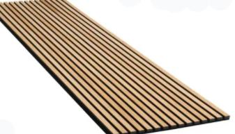 AG. Acoustic Wall Covering MDF Wooden Strip Sound-Absorbing Board Pet Felt Slats Acoustic Paneling