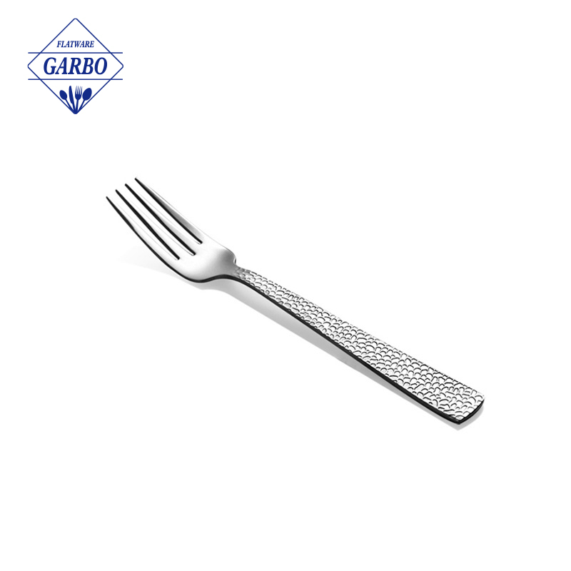 Clear 430 Stainless Steel Dinner Fork with Custom Packaging and Logo High Quality Cutlery