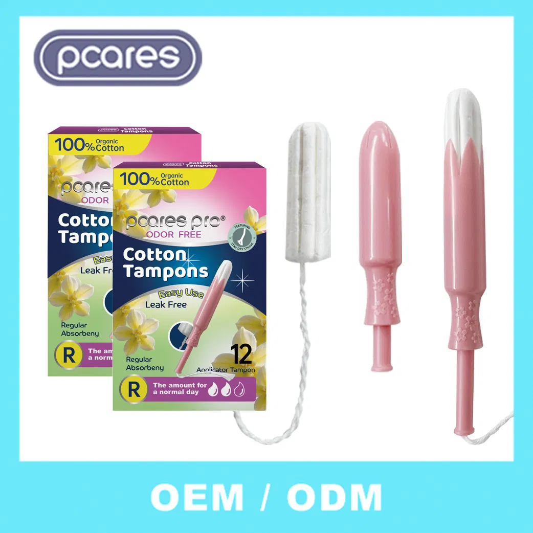 OEM Quick Absorb Tampons 100% Organic Cotton Tampon Viscose High Quality