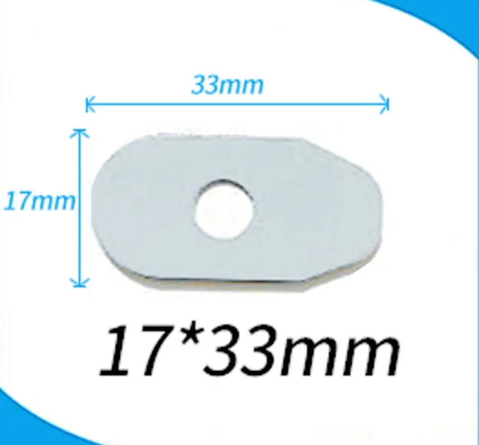 Glasses Processing Oval Self-Adhesive Non-Slip Lens Blocking Pads Optical Edging Machine Pad 1000 Pieces Per Roll