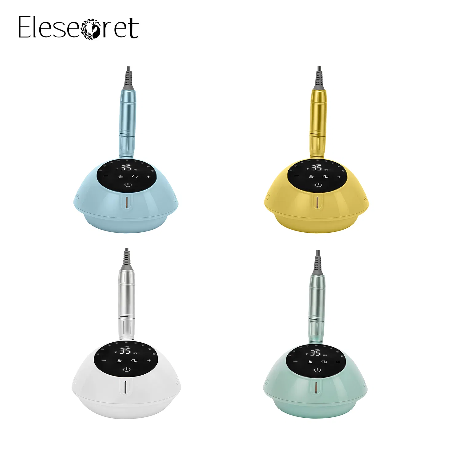 Popularity High Speed 35000 Rpm Desktop Nail Salon Equipment Electric Nail File