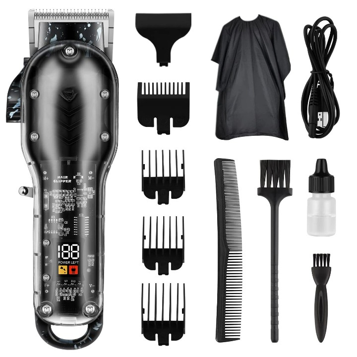 ODM 2024 New Home Appliance Rechargeable Professional Electric Cordless Pet Trimmer Barber Men Hair Care Cutting Clippers