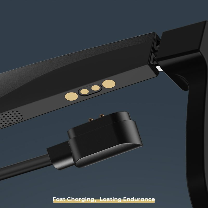 Smart Bluetooth Eyeglasses with Built-in Mic & Speaker