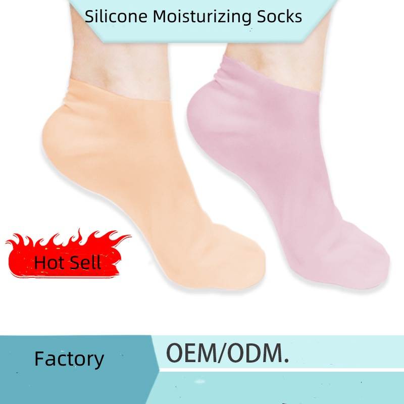 Silicone Moisturizing Socks Soften Dry Feet, Rough Skin, Anti-Skid Aloe Socks Are Suitable for Dry Feet, Women Soften Calluses, SPA Silicone Socks