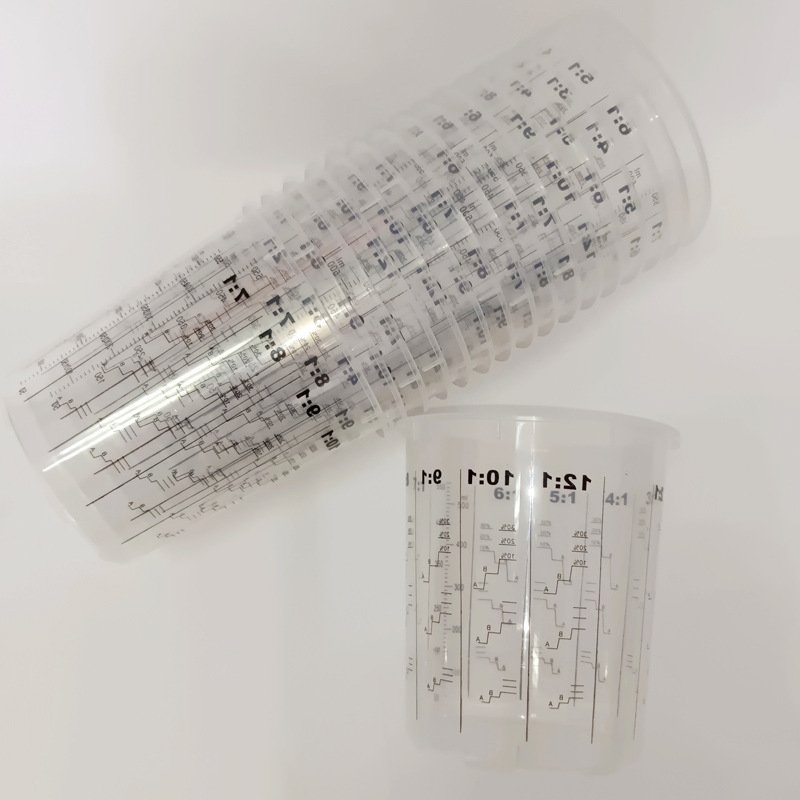 Disposable Transparent Paint Mixing Cup