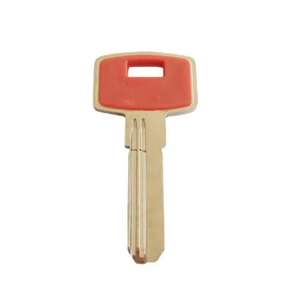 Competitive Price Solid Brass Carabiner Padlock Key Blank Llave Venezuela Plastic Head Key