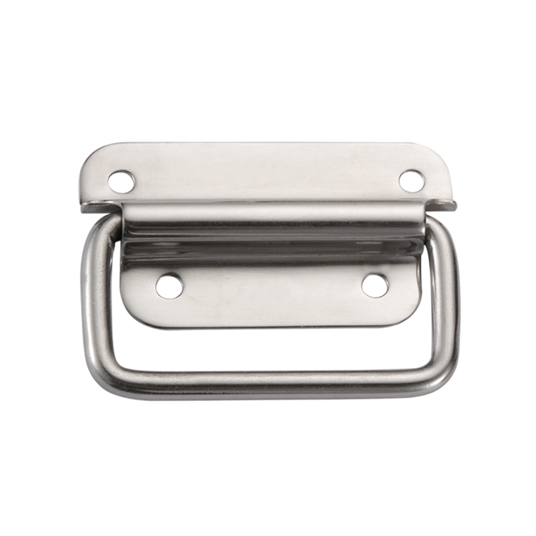Sk4-020 Hardware Handles Stainless Steel Surface Vibration Grinding Folding Steel Door Handle