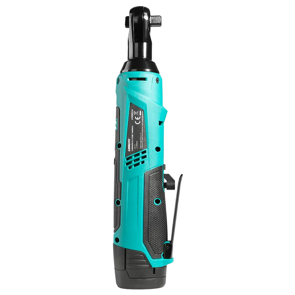 Liangye New Cordless Power Tools Battery Ratchet Torque Wrench with DC Motor Adjustable Torque Setting for Home Auto Repair Work