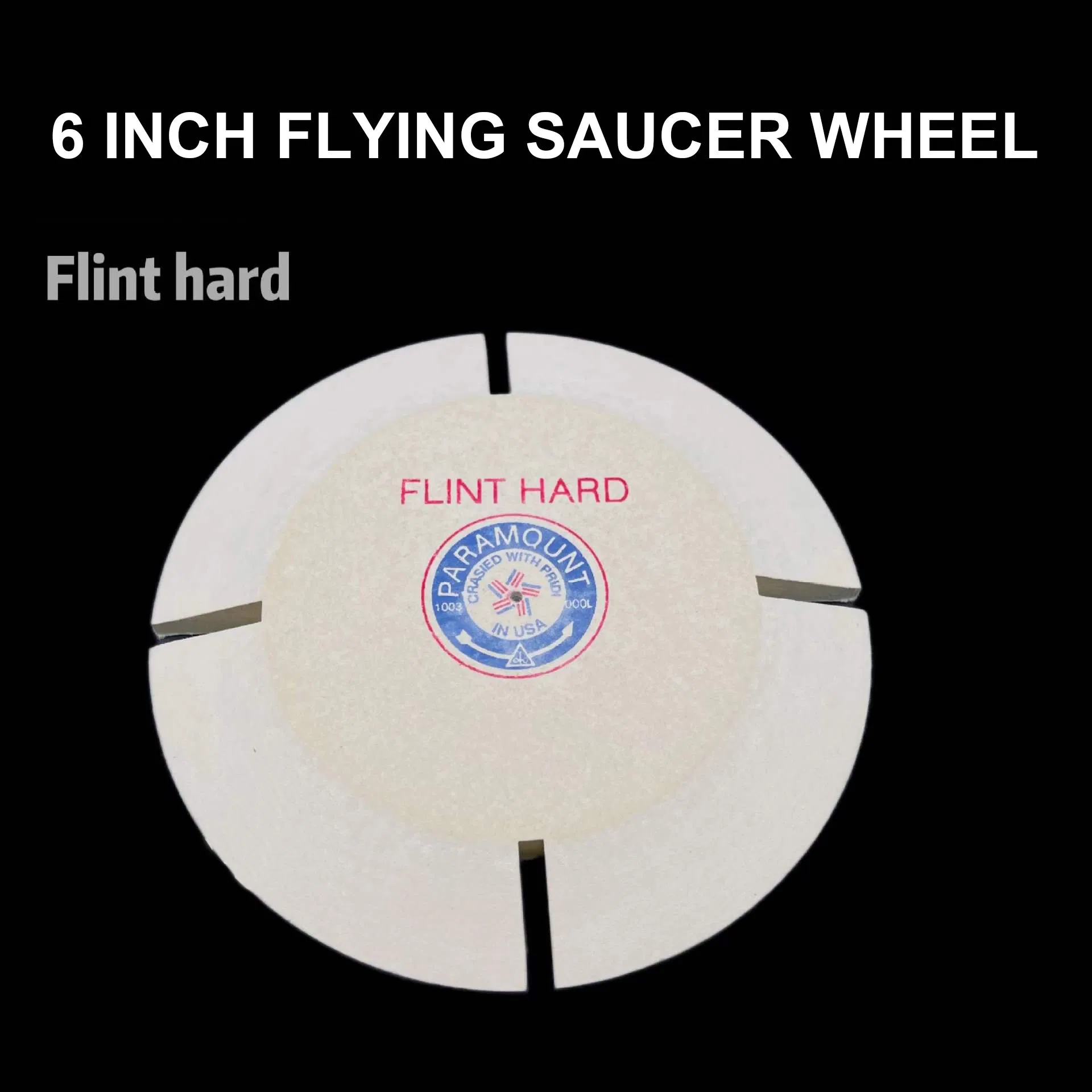 6" Hole Medium Hard Wool Felt Disc Paramount Pin Split Lap Polishing Felt Wheel