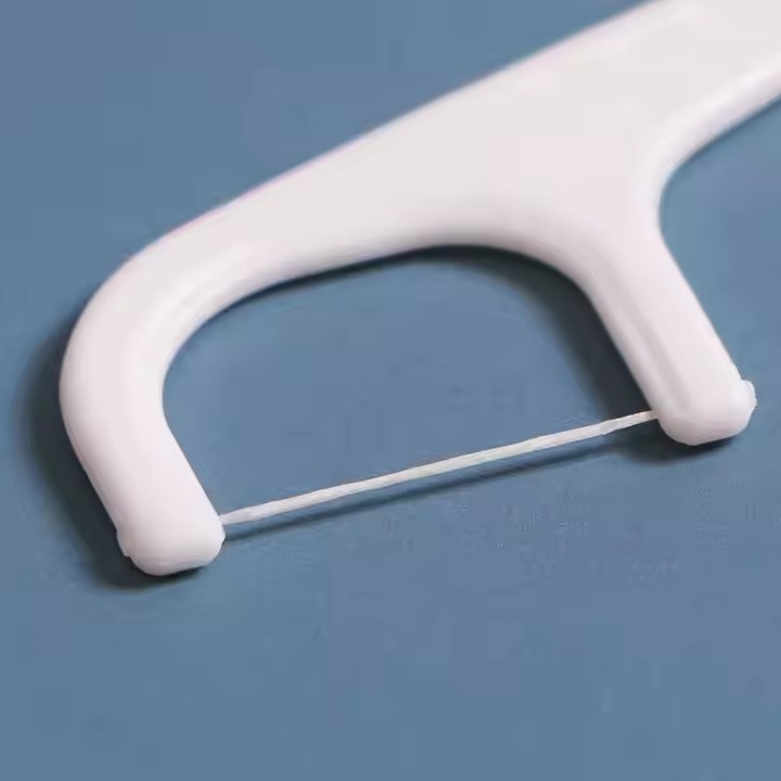 Wholesale High Quality 50PCS Flosser in Box Custom Toothpick Dental Floss Pick