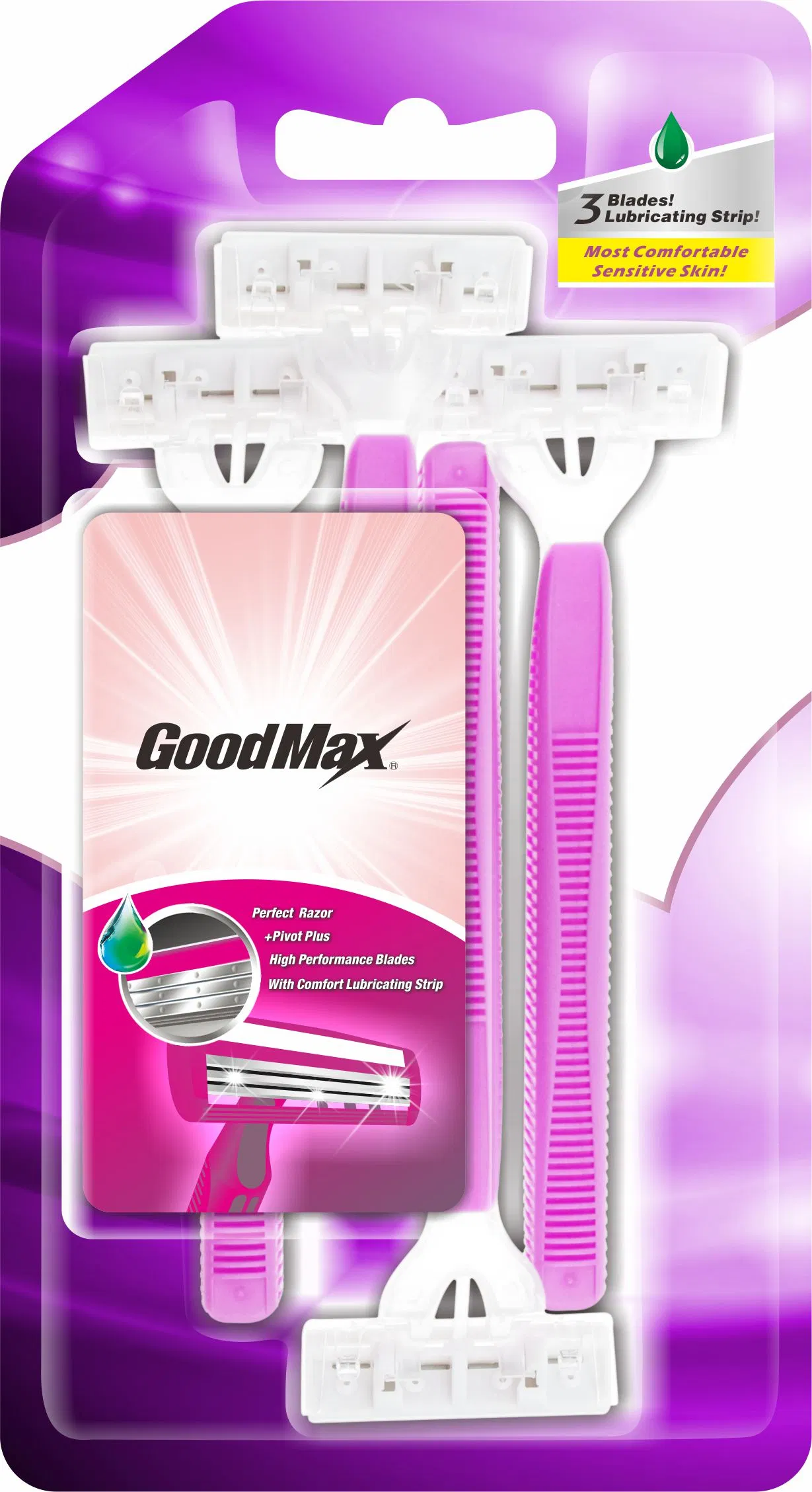 Cheapest Disposable Razor Twin Blade Shaving Razor for Women