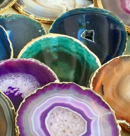 Chinese Factory Hot Sale Natural Agate Stones Wholesale Semi Precious Stone Slab Support Customization