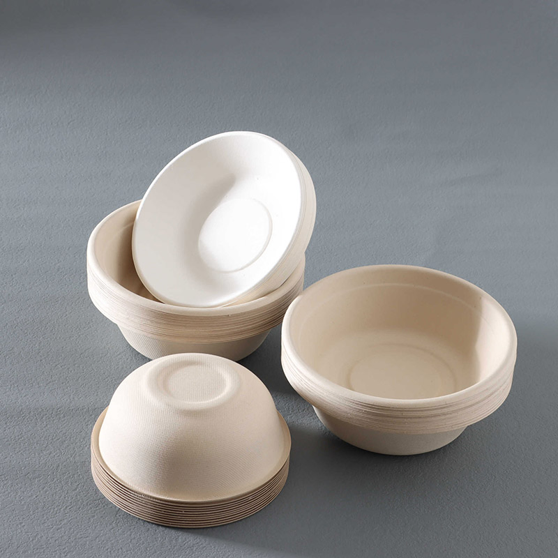 Экологичная одноразовая миска из сахарного тростника