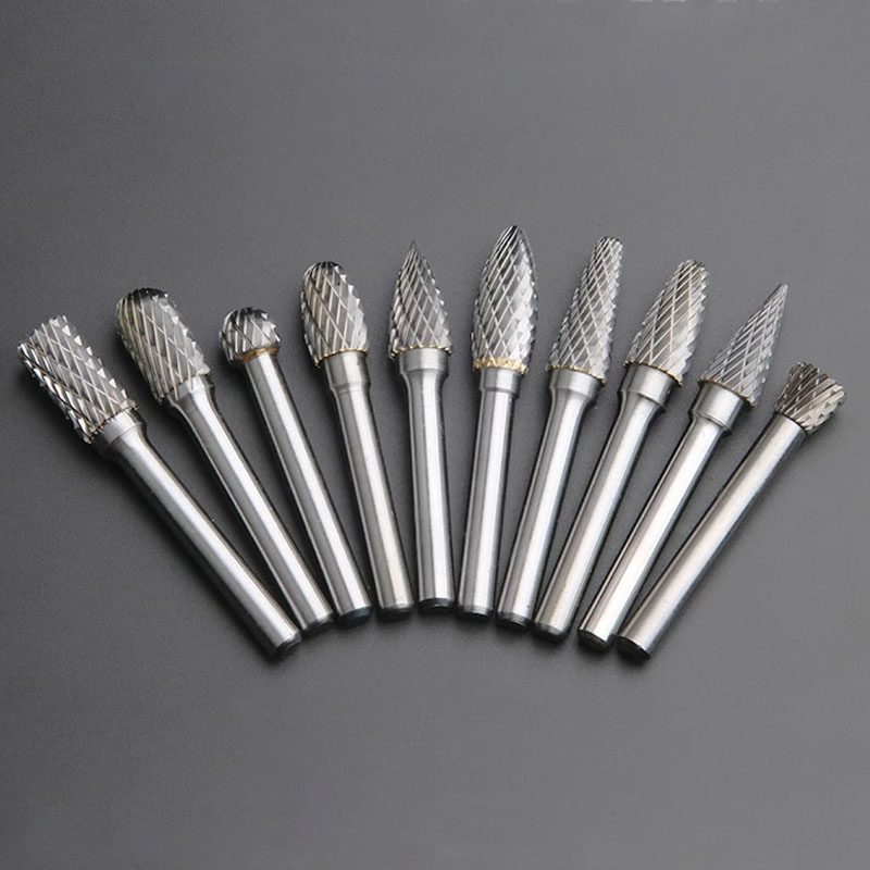 Manufacturer Wood Cutting Tool Single/Double Cutter Tungsten Carbide Rotary Burr Files for Deburring Metal/Wood