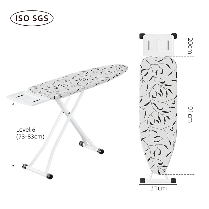 Custom Multifunctional Adjustable Free Standing Foldable Wardrobe Ironing Board
