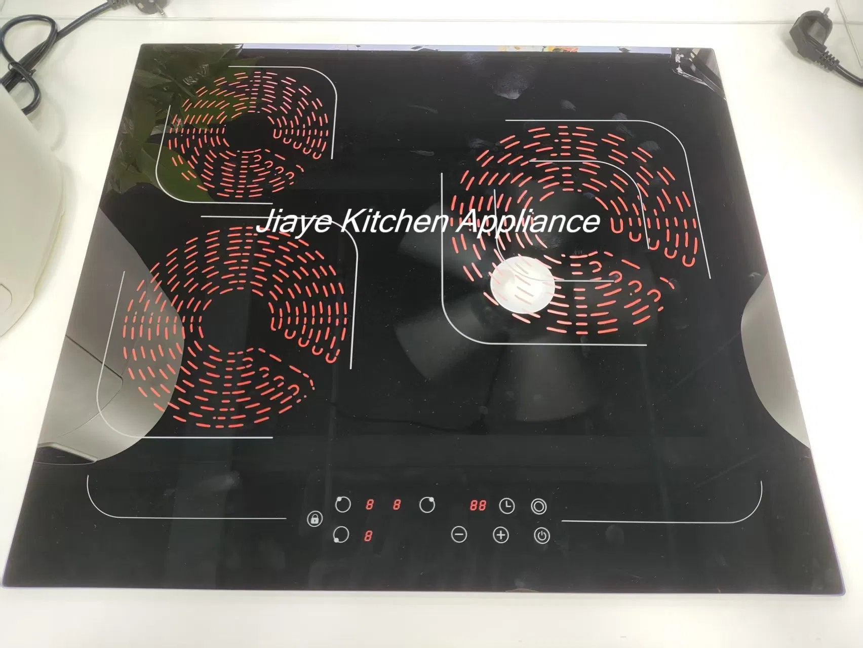 Home Kitchen Appliances Multifunctional 5-Burner Electric Induction Infrared Ceramic Cooktop for Household