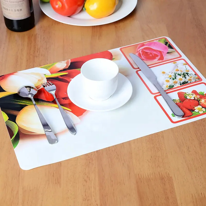 Stylish PP Placemat Washable Table Mat with Unique Printed Designs