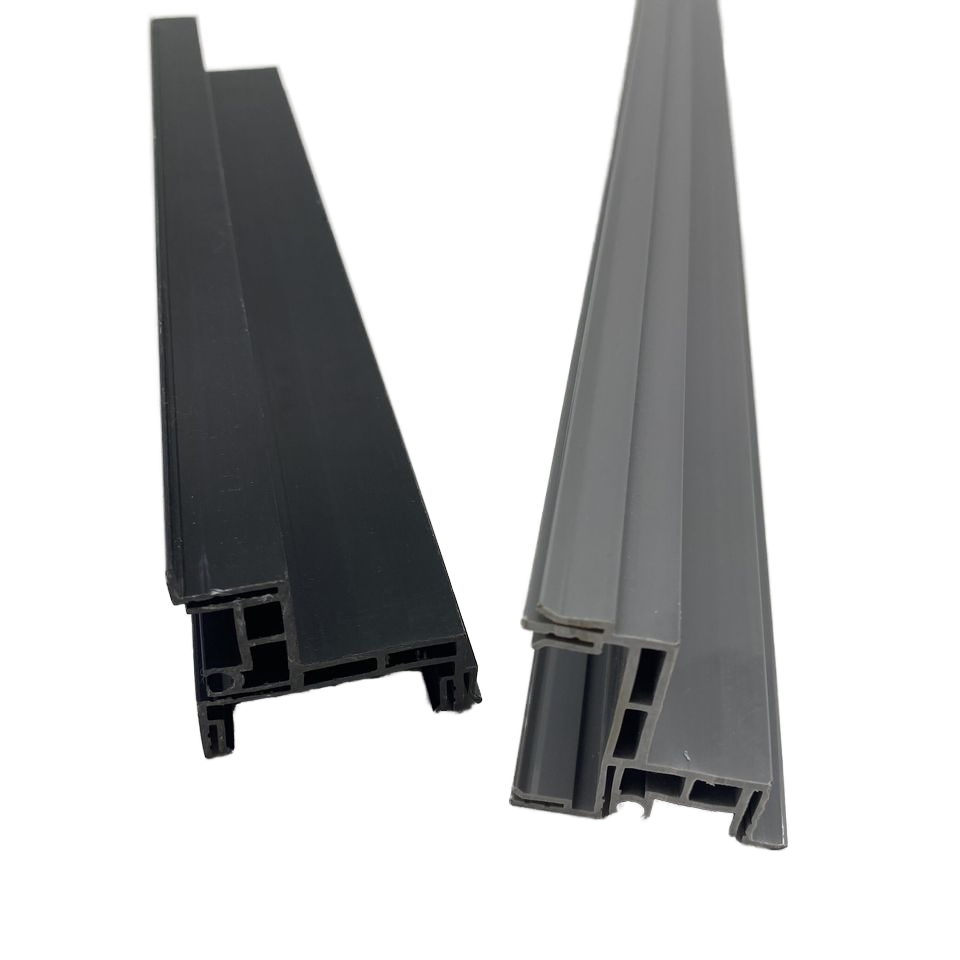 UPVC Profile Manufacturers Custom UV Protection Co-Extrusion UPVC Plastic Profile PVC Extrusion Channel