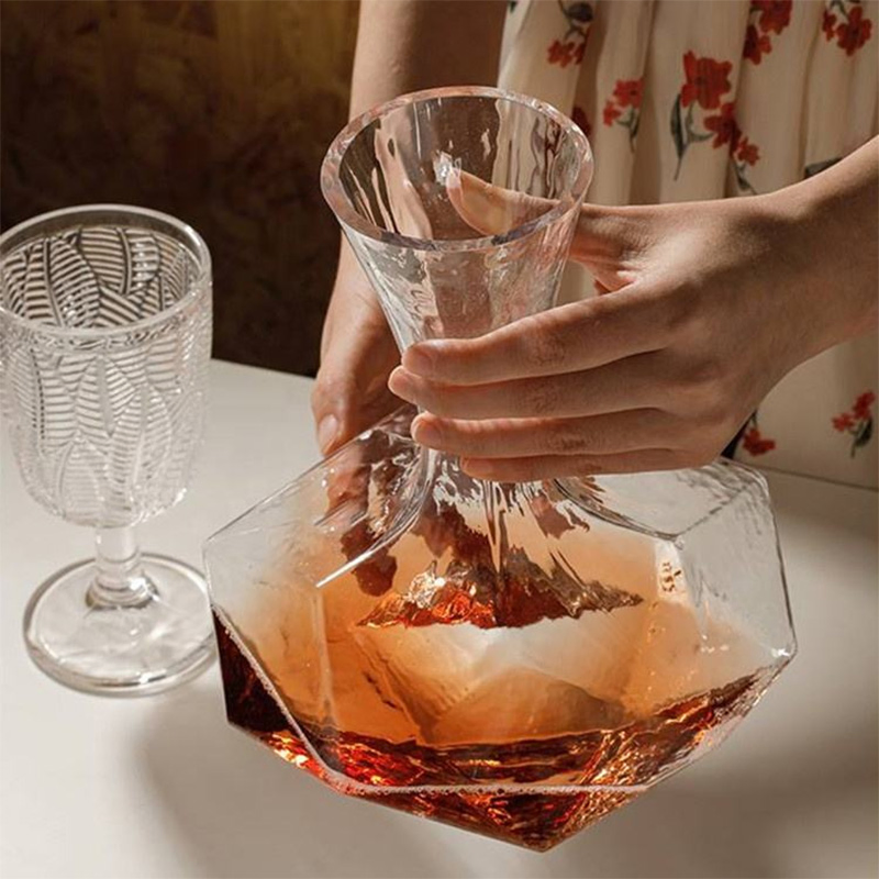 Creative Geometric Household Red Wine Dispenser Glass Wine Set Glass Decanter