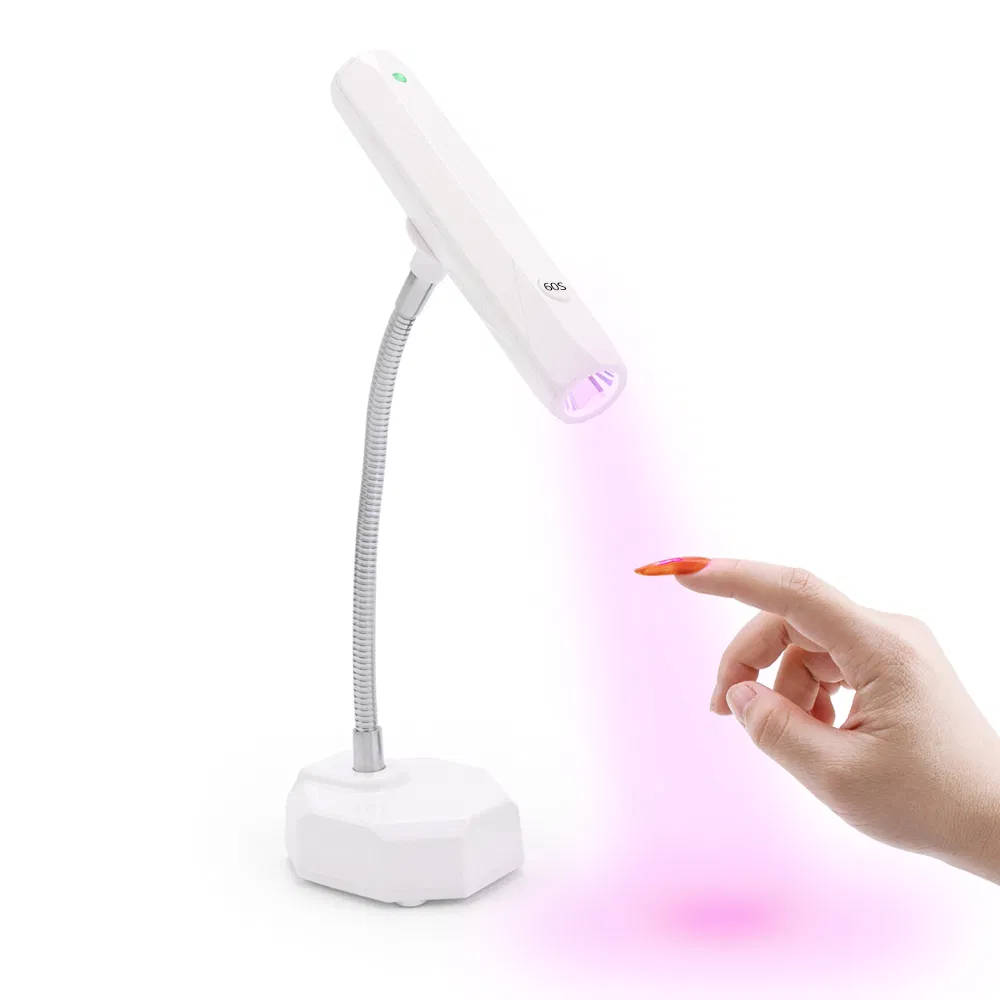 2-in-1 Handheld Desktop Nail Lamps Mini Flash Cure Light Cordless Rechargeable UV LED Gel Polish Nail Dryer