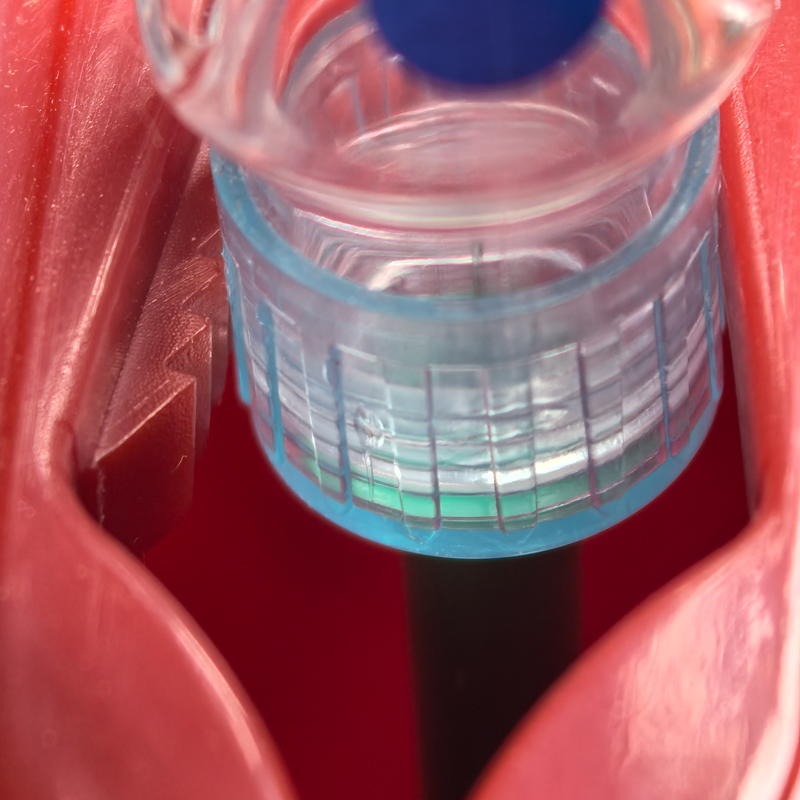 80ml Pocket Travel Sharps Disposal Container Pen Needle Wide Opening Flat Bottom