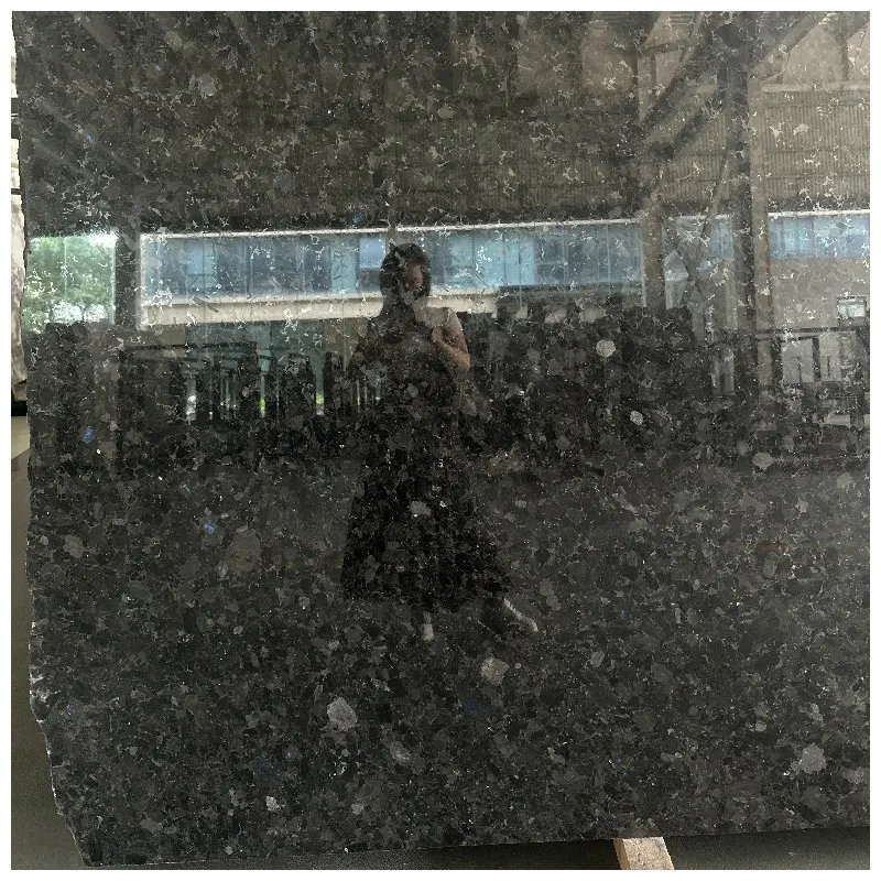 Polished Volga Blue Granite Slabs