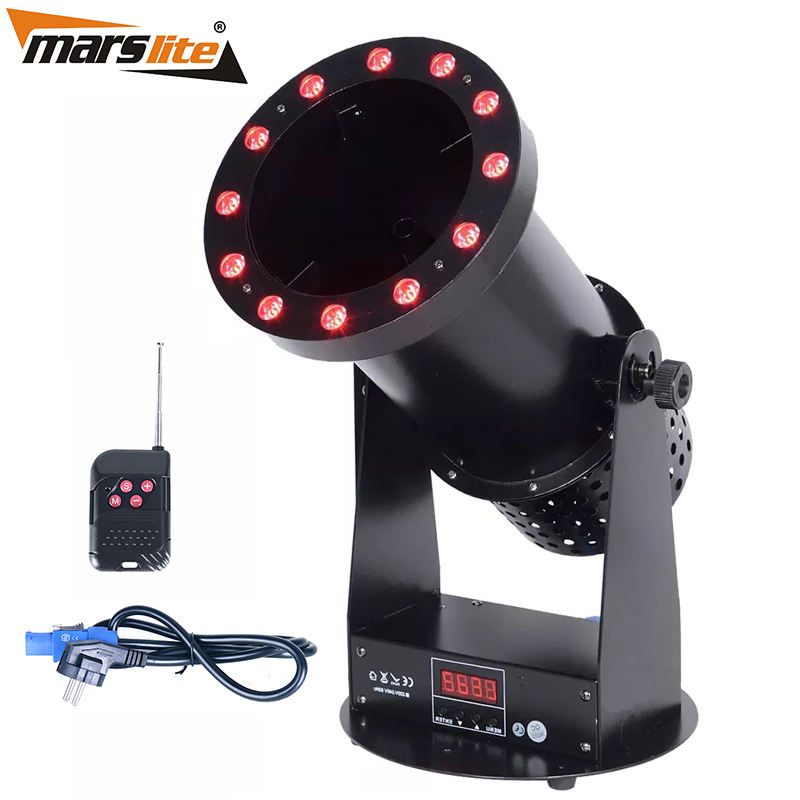 1500W RGB LED Confetti Machine Color Paper Stage Effect Wedding Confetti Cannon Machine