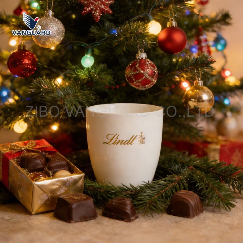 Керамическая кружка с печатью, 415 мл